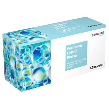 Fermenti Lattici Pensa integratore per difese intestinali con vitamine B 12 flaconcini Fermenti Lattici Pensa integratore per difese intestinali con vitamine B 12 flaconcini