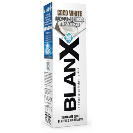 Blanx Coco White dentifricio sbiancante non abrasivo con olio di cocco 75 ml