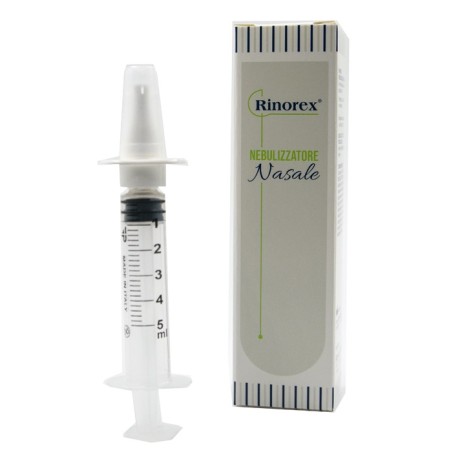 Rinorex Nebulizzatore nasale per irrigazioni 1 siringa + erogatore Rinorex Nebulizzatore nasale per irrigazioni 1 siringa + erogatore