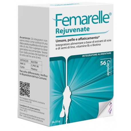 Femarelle Rejuvenate integratore per umore, pelle e affaticamente 56 capsule