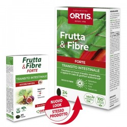 Ortis Frutta&Fibre Forte Integratore per il Transito intestinale 24 compresse