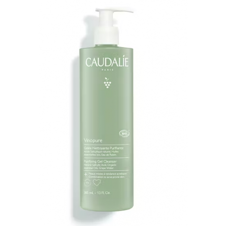 Caudalie Vinopure Gel detergente viso purificante e anti imperfezioni 385 ml