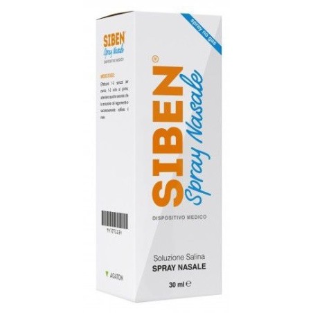 Agaton Siben Spray nasale fluidificante decongestionante nasale 30 ml Agaton Siben Spray nasale fluidificante decongestionante nasale 30 ml