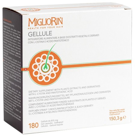 Cosval Migliorin integratore per capelli e unghie 180 gellule Cosval Migliorin integratore per capelli e unghie 180 gellule