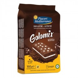 Piaceri Mediterranei Golomix Merenda 4 merendine senza glutine al cioccolato con crema al latte