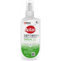 Autan Defense Tropical Insettorepellente per Zanzare, Zecche e Tafani 100 ml