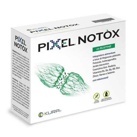 Kura Pixel Notox integratore per stanchezza fisica e mentale 20 bustine Kura Pixel Notox integratore per stanchezza fisica e mentale 20 bustine