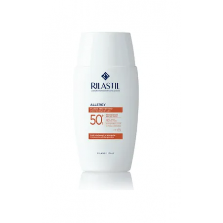 Rilastil Sun System Allergy 100 - Protezione solare viso 100 per pelli allergiche al sole 50 ml