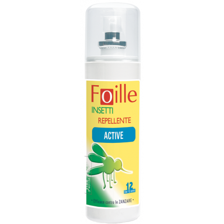 Foille Active Insetti repellente per zanzare flebotomi e zecche 100 ml