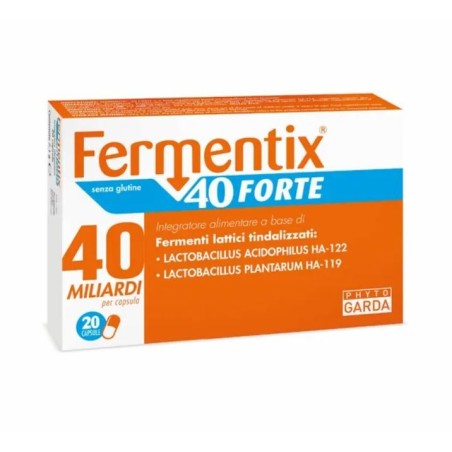 Named Fermentix 40 Forte integratore di fermenti lattici 20 capsule Named Fermentix 40 Forte integratore di fermenti lattici 20 capsule