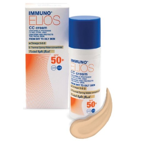 Morgan Immuno Elios CC Cream SPF50+ Tinted Light crema colorata protettiva uniformante 40 ml Morgan Immuno Elios CC Cream SPF50+ Tinted Light crema colorata protettiva uniformante 40 ml