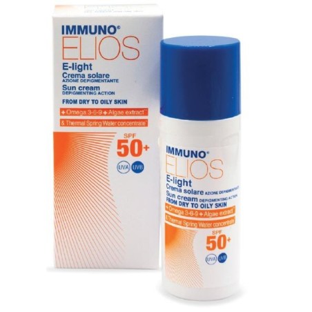 Morgan Immuno Elios Cream E-light SPF50+ crema solare leggera azione depigmentante 40 ml Morgan Immuno Elios Cream E-light SPF50+ crema solare leggera azione depigmentante 40 ml