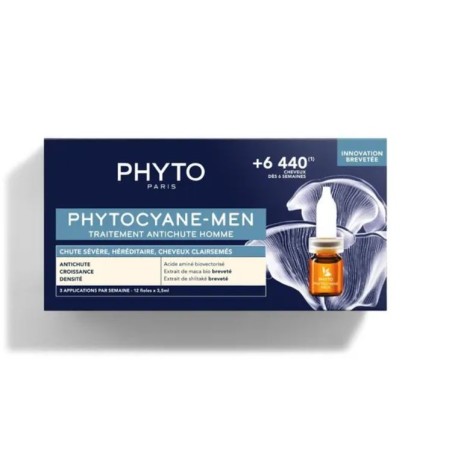 Phyto Phytocyane Men trattamento caduta severa dei capelli 12 fiale 5 ml Phyto Phytocyane Men trattamento caduta severa dei capelli 12 fiale 5 ml
