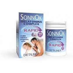 Dietalinea Sonnok Melatonina Rapid integratore per dormire meglio 60 compresse