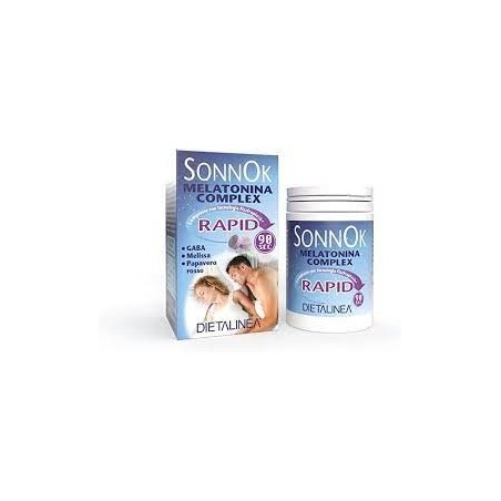 Dietalinea Sonnok Melatonina Rapid integratore per dormire meglio 60 compresse Dietalinea Sonnok Melatonina Rapid integratore per dormire meglio 60 compresse