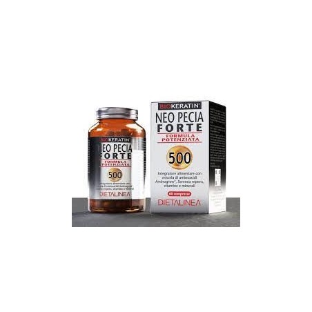 Dietalinea Neo Pecia Forte 500 integratore anticaduta 60 compresse Dietalinea Neo Pecia Forte 500 integratore anticaduta 60 compresse