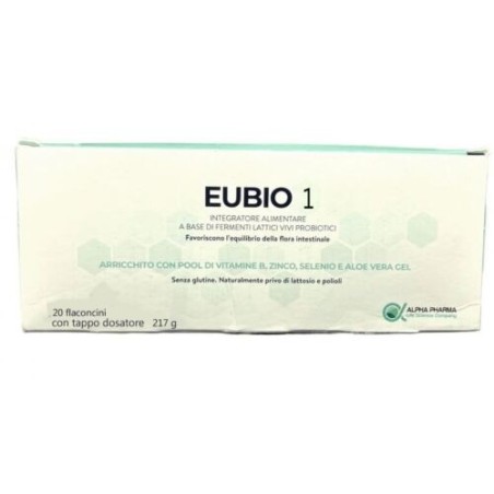 Eubio 1 integratore per benessere intestinale con fermenti e probiotici 20 flaconcini Eubio 1 integratore per benessere intestinale con fermenti e probiotici 20 flaconcini