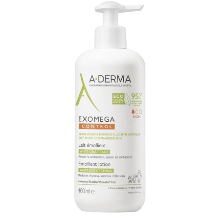 A-Derma Exomega Control Latte Emolliente Anti-Grattage per Dermatite Atopica 400ml A-Derma Exomega Control Latte Emolliente Anti-Grattage per Dermatite Atopica 400ml