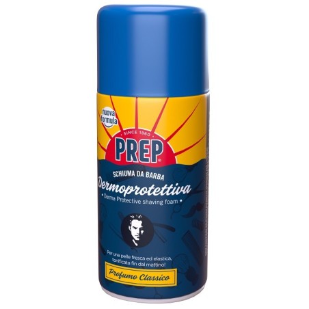 Prep Schiuma da barba dermoprotettiva per rasatura profumo classico 300 ml Prep Schiuma da barba dermoprotettiva per rasatura profumo classico 300 ml