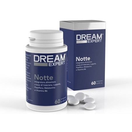 Dream Expert Notte integratore per rilassamento e sonno 60 compresse Dream Expert Notte integratore per rilassamento e sonno 60 compresse