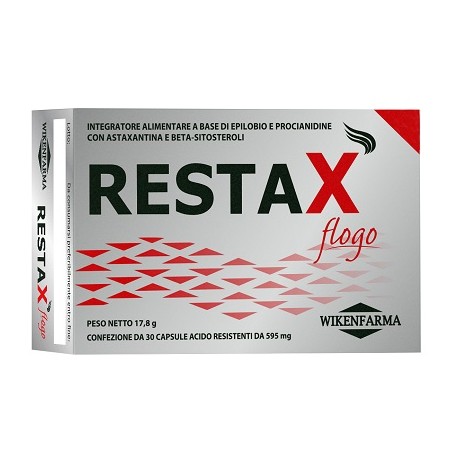 Wikenfarma Restax Flogo integratore per il benessere della prostata 30 capsule
