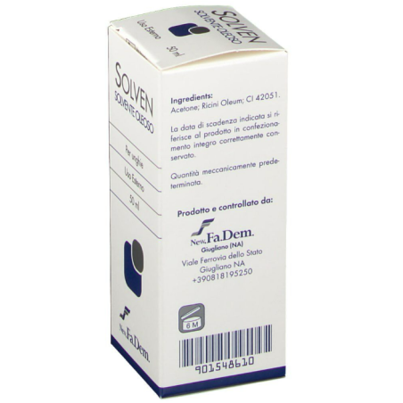 Acetone Solvente Oleoso 50 ml Acetone Solvente Oleoso 50 ml