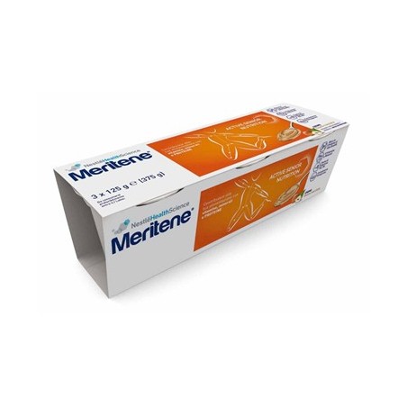 Meritene Crema dessert al gusto nocciola per malnutrizione 3 x 125 g