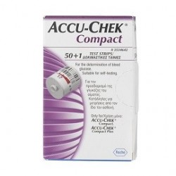 Accu-Chek Compact 50+1 strisce reattive per il test della glicemia