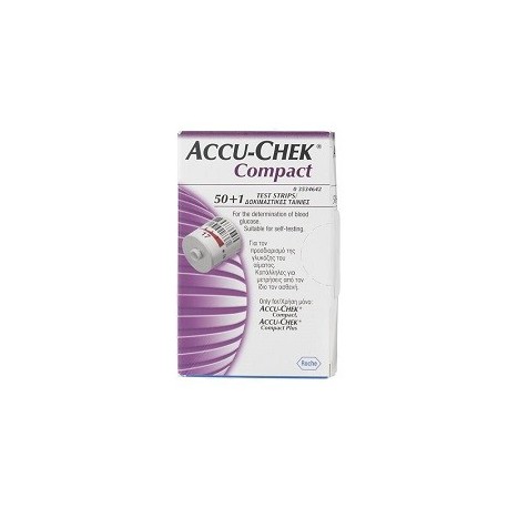 Accu-Chek Compact 50+1 strisce reattive per il test della glicemia