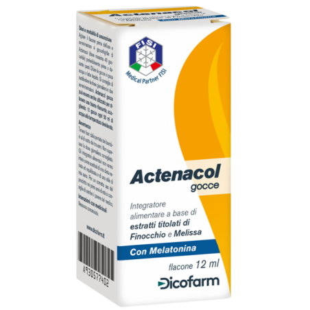Actenacol Gocce con Melatonina 12 ml Actenacol Gocce con Melatonina 12 ml