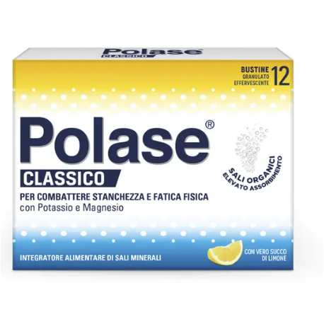 Polase Limone 12 Bustine Effervescenti - Integratore di Sali Minerali SPECIAL PROMO