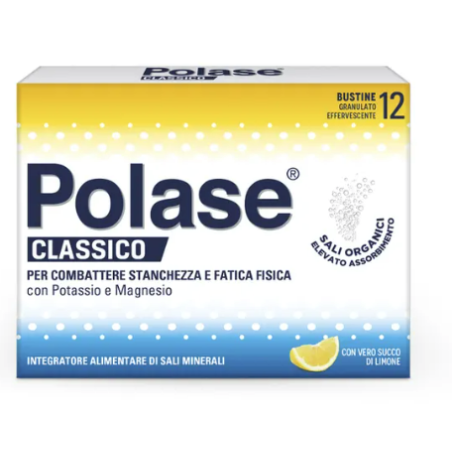 Polase Limone 12 Bustine Integratore di Sali Minerali Super Offerta Polase Limone 12 Bustine Integratore di Sali Minerali Super Offerta