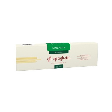 Sineamin Spaghetti Pasta aproteica e senza glutine per insufficienza renale e aminoacidopatie 500 g Sineamin Spaghetti Pasta aproteica e senza glutine per insufficienza renale e aminoacidopatie 500 g
