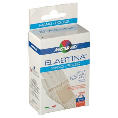 M-AID Elastina Mano/Polso Medicazione Protettiva Elastica 1 Pezzo M-AID Elastina Mano/Polso Medicazione Protettiva Elastica 1 Pezzo