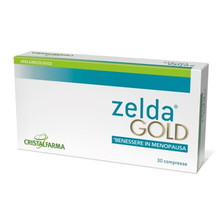 Cristalfarma Zelda Gold integratore per benessere in menopausa 30 compresse rivestite Cristalfarma Zelda Gold integratore per benessere in menopausa 30 compresse rivestite