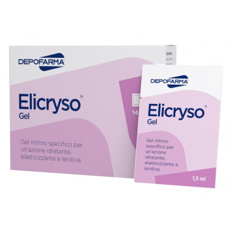 Depofarma Elicryso Gel Intimo Idratante ed Elasticizzante per la Vulva 14 bustine