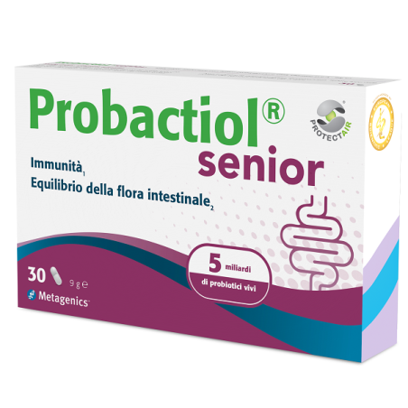 Metagenics Probactiol Senior Integratore per Immunità e Flora Intestinale 30 capsule Metagenics Probactiol Senior Integratore per Immunità e Flora Intestinale 30 capsule