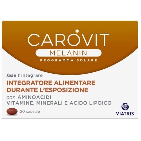 Carovit Melanin Programma Solare 20 Capsule Carovit Melanin Programma Solare 20 Capsule