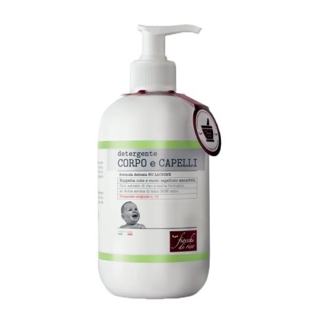 Fiocchi di Riso Detergente Corpo e Capelli Talco 400 ml Fiocchi di Riso Detergente Corpo e Capelli Talco 400 ml
