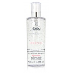BioNike Defence Acqua Gel Detergente Struccante – detergente viso delicato da 400 ml, ideale per pelli sensibili e reattive.