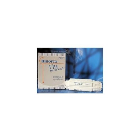 Rinorex Flu Soluzione Salina Ipertonica per Doccia Nasale 10 Flaconcini Rinorex Flu Soluzione Salina Ipertonica per Doccia Nasale 10 Flaconcini