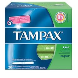 Tampax Blue Box Super assorbente interno per flussi medi e abbondanti 20 pezzi