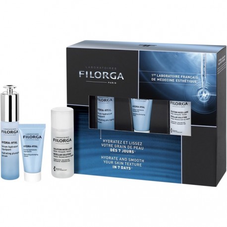 Filorga Hydra Hyal Serum 30 ml cofanetto con Acqua Micellare e Crema Hydra Hyal omaggio