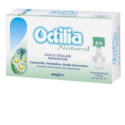Octilia Natural Gocce Occhi Irritati e Arrossati monodose lenitive disarrossanti 10 flaconcini da 0,5 ml