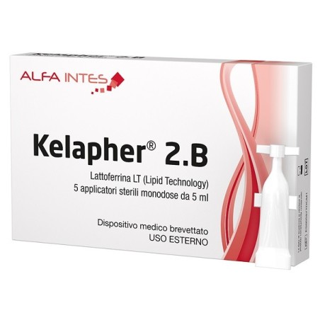 Kelapher 2B Terapia topica per alterazioni trofico-discromiche del tessuto dermo-epidermico 5 applicatori monodose Kelapher 2B Terapia topica per alterazioni trofico-discromiche del tessuto dermo-epidermico 5 applicatori monodose