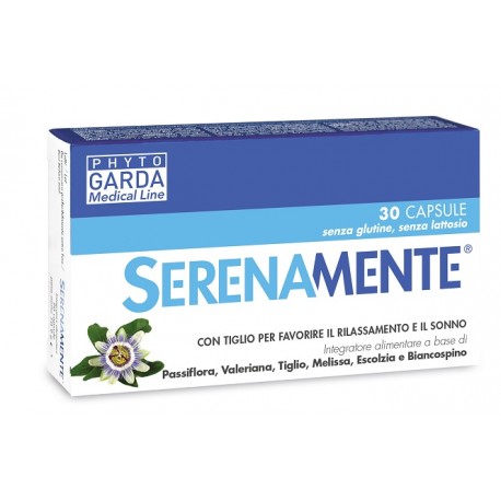 Serenamente Integratore con estratti naturali per rilassamento e sonno 30 capsule