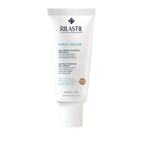 Rilastil Aqua Color Medium Gel-Crema colorata viso idratante 40 ml Rilastil Aqua Color Medium Gel-Crema colorata viso idratante 40 ml