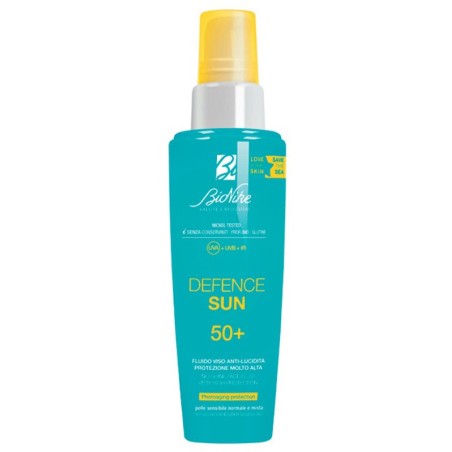 Bionike Defence Sun Fluido viso anti-lucidità SPF 50+ 50 ml Bionike Defence Sun Fluido viso anti-lucidità SPF 50+ 50 ml