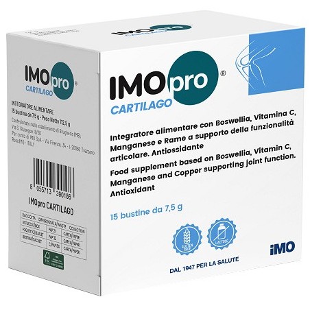 IMOpro Cartilago Integratore per la funzionalità articolare 15 bustine IMOpro Cartilago Integratore per la funzionalità articolare 15 bustine