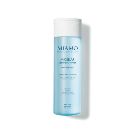Miamo Total Care Micellar Water - Acqua Micellare Struccante e Lenitiva Viso e Occhi Miamo Total Care Micellar Water - Acqua Micellare Struccante e Lenitiva Viso e Occhi
